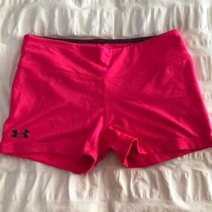 Under Armour hot pink booty shorts